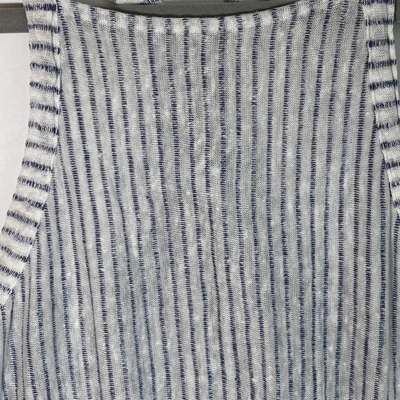 Splendid Striped Tank Top Linen Cotton Blend Resort Travel Vacation Womens XS - Picture 4 of 10